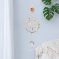 Hanging Ornaments Iron with brass wire & Crystal handmade for home and office nickel lead & cadmium free Sold By PC