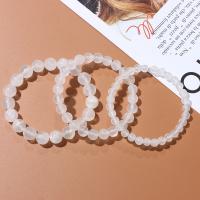 Gemstone Bracelets Green Jade handmade fashion jewelry & for woman white Length Approx 19 cm Sold By PC