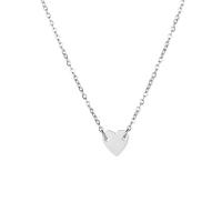 Stainless Steel Jewelry Necklace 316L Stainless Steel with 5cm extender chain Heart Vacuum Ion Plating fashion jewelry & for woman nickel lead & cadmium free Length Approx 38 cm Sold By PC