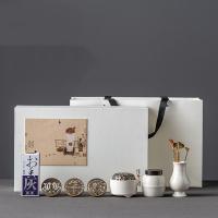 Asiento de incienso, Porcelana, hecho a mano, Paquete de caja de regalo & para el hogar y la oficina, 340x335x127mm, Vendido por Set