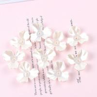 DIY Jewelry Supplies, Resin, petals, white, 36mm, Approx 250PCs/Bag, Sold By Bag