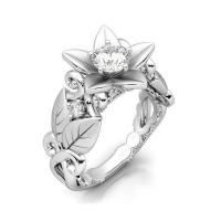 Cink Alloy Finger Ring, pozlaćen, različite veličine za izbor & micro utrti kubni cirkonij & za žene, srebro, Prodano By PC