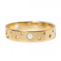 Zinc Alloy Finger Ring plated Unisex gold Sold By PC
