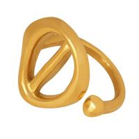титан Манжеты палец кольцо, Геометрический узор, ювелирные изделия моды & Женский & отверстие, Много цветов для выбора, размер:7, продается PC