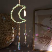 Hanging Ornaments Iron with Green Aventurine & Crystal handmade for home and office nickel lead & cadmium free Sold By PC