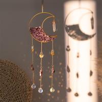 Hanging Ornaments Iron with Crystal & Amethyst handmade for home and office nickel lead & cadmium free Sold By PC