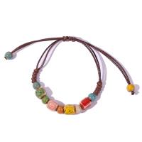 Porcelain Bracelet handmade Adjustable & fashion jewelry & for woman multi-colored Length Approx 9-30 cm Sold By PC