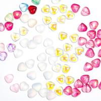 Perles murano faites à la main , chalumeau, coeur, DIY, plus de couleurs à choisir, 9x8mm, 20PC/sac, Vendu par sac