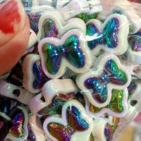 Plated Acrylic Beads UV plating & DIY 15mm Approx Sold By Bag