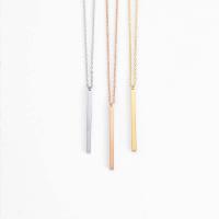 Edelstahl Schmuck Halskette, 316 L Edelstahl, mit Verlängerungskettchen von 8cm, Modeschmuck & für Frau, keine, frei von Nickel, Blei & Kadmium, 2x30mm, Länge:ca. 42 cm, verkauft von PC