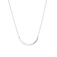 Edelstahl Schmuck Halskette, 316 L Edelstahl, mit Verlängerungskettchen von 8cm, Modeschmuck & für Frau, keine, frei von Nickel, Blei & Kadmium, 33x15mm, Länge:ca. 42 cm, verkauft von PC