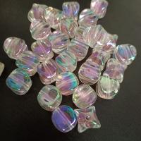 Perles  acrylique plaqué , Placage UV, DIY, plus de couleurs à choisir, 16mm, Environ 100PC/sac, Vendu par sac
