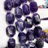 Natürliche Amethyst Perlen, DIY, violett, 13x18mm, verkauft per ca. 39 cm Strang