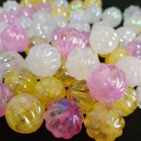 Plated Acrylic Beads UV plating DIY mixed colors 18mm Approx Sold By Bag
