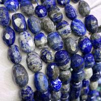 Lapis Lazuli Beads, DIY, blauw, 12x15mm, Per verkocht Ca 39 cm Strand