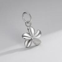 925 Sterling Silver Pendant Flower plated DIY nickel lead & cadmium free Sold By PC