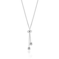 Серебряное ожерелье, 925 пробы, Длина регулируемая & ювелирные изделия моды & Женский, не содержит никель, свинец, длина Приблизительно 21.25 дюймовый, продается PC