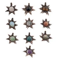Gemstone Pendants Jewelry with Brass fashion jewelry Approx 3mm Sold By PC