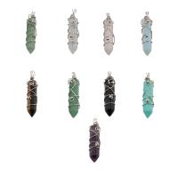 Gemstone Pendants Jewelry with Brass fashion jewelry Approx 5mm Sold By PC