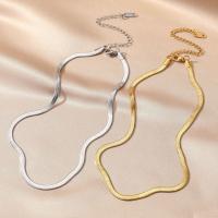 Edelstahl Schmuck Halskette, 304 Edelstahl, mit Verlängerungskettchen von 1.97inch, plattiert, Modeschmuck & unisex, keine, 4mm, Länge ca. 13.78 ZollInch, verkauft von PC