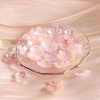 DIY Jewelry Supplies Resin Flower plated gradient color 19mm Sold By Bag