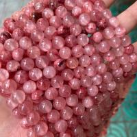 Perles d'espacement Bijoux, Persique Jade, DIY & styles différents pour le choix, rose, Vendu par Environ 38 cm brin