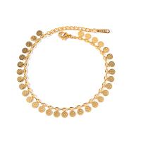 Bijoux bracelet en acier inoxydable, Acier inoxydable 304, avec 3.5cm chaînes de rallonge, Placage, bijoux de mode, doré, Longueur:17 cm, Vendu par paire