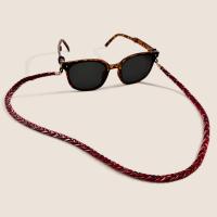 cordón poliéster Cadena de gafas, anti-skidding & unisexo, más colores para la opción, longitud:aproximado 65 cm, Vendido por UD