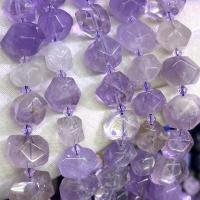 Perles bijoux en pierres gemmes, Lavande, DIY, violet, 13x18mm, Vendu par Environ 39 cm brin