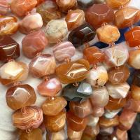 Natürliche Botswana Achat Perlen, DIY, gemischte Farben, 13x18mm, verkauft per ca. 39 cm Strang