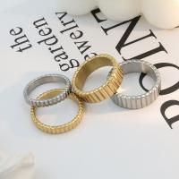 Titan Edelstahl Ringe, Titanstahl, plattiert, Modeschmuck & verschiedene Größen vorhanden & für Frau, keine, frei von Nickel, Blei & Kadmium, verkauft von PC