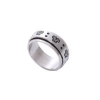 Rozsdamentes acél Finger Ring, 304 rozsdamentes acél, Pillangó, felkent, egynemű & különböző méretű a választás, az eredeti szín, Által értékesített PC