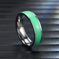 Палец кольцо из нержавеющей стали, Нержавеющая сталь 304, ювелирные изделия моды & разный размер для выбора, Много цветов для выбора, не содержит никель, свинец, продается PC