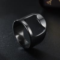 Rozsdamentes acél Finger Ring, 304 rozsdamentes acél, divat ékszerek & különböző méretű a választás, több színt a választás, nikkel, ólom és kadmium mentes, Által értékesített PC