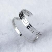 Пальцевидное Кольцо Титановой Стали, титан, ювелирные изделия моды & Мужская & разный размер для выбора, оригинальный цвет, 10mm, продается PC