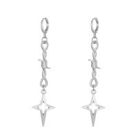 Zinc Alloy Drop Earrings antique silver color plated fashion jewelry & for woman nickel lead & cadmium free Sold By Pair