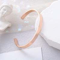 Stainless Steel Bangle 304 Stainless Steel Vacuum Ion Plating fashion jewelry & for woman nickel lead & cadmium free 6mm Inner Approx 60mm Sold By PC