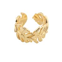 Brass Finger Ring, fashion jewelry & for woman, golden, nickel, lead & cadmium free, Sold By PC
