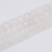 Natural Chalcedony Bead White Chalcedony Round DIY Sold Per Approx 38 cm Strand