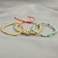 Evil Eye Jewelry Bracelet Brass handmade fashion jewelry & for woman nickel lead & cadmium free Sold By PC