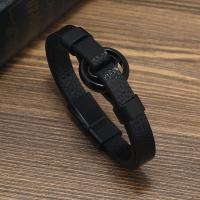 PU Leather Cord Bracelets fashion jewelry & for man 10mm Sold By PC