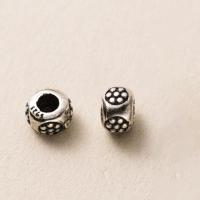 925 Sterling Silver Beads, fashion jewelry & DIY, nickel, lead & cadmium free, 5×3.5mm ,2.2mm, Sold By PC