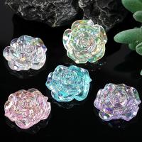 Mobile Phone DIY Decoration, Resin, Flower, more colors for choice, 24mm, 50PCs/Bag, Sold By Bag