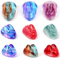 Animal Lampwork Beads, Rabbit, DIY, more colors for choice, 15.30x11.30mm, Hole:Approx 1mm, 50PCs/Bag, Sold By Bag