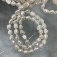 Perles nacres baroques de culture d'eau douce , perle d'eau douce cultivée, DIY, blanc, 6-7mm, Vendu par Environ 37 cm brin