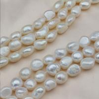 Barock kultivierten Süßwassersee Perlen, Natürliche kultivierte Süßwasserperlen, DIY & verschiedene Größen vorhanden, weiß, verkauft per ca. 35-38 cm Strang
