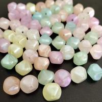 Acrylic Jewelry Beads, DIY & luminated, more colors for choice, 15mm, Approx 420PCs/Bag, Sold By Bag