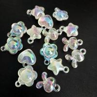 Acrylic Pendants, UV plating, Different Shape for Choice & DIY & luminated, more colors for choice, 20mm, Approx 100PCs/Bag, Sold By Bag