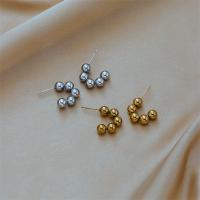 Boucle d'oreille Acier Titane, Placage, bijoux de mode & pour femme, plus de couleurs à choisir, 18mm, Vendu par paire