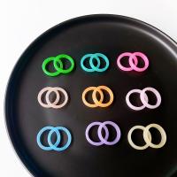 Resin Finger Ring, Round, DIY, more colors for choice, 22x22mm, Approx 100PCs/Bag, Sold By Bag